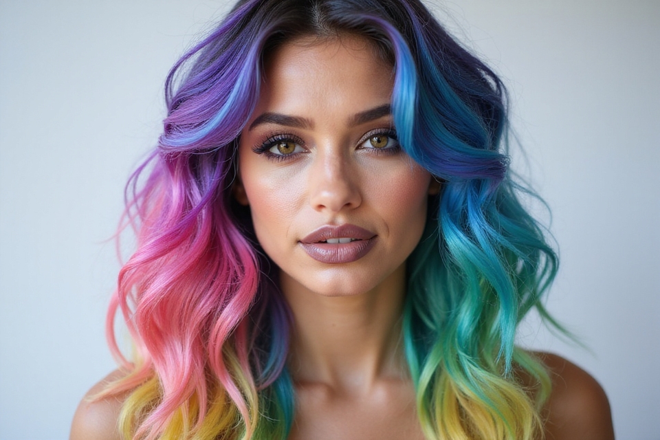 vibrant fun hair colors
