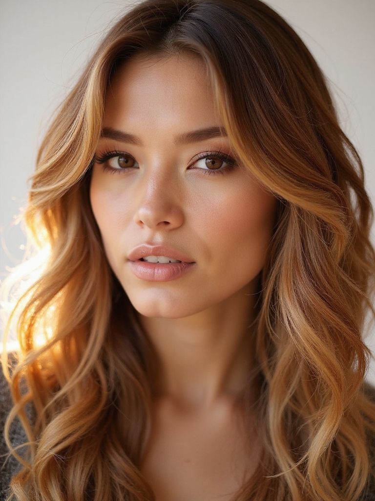 Warm cool light honey brown