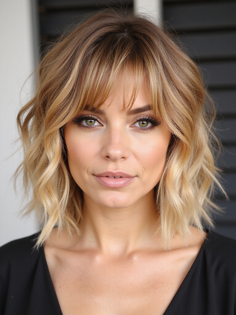 airy eyebrow grazing micro feathered fringe