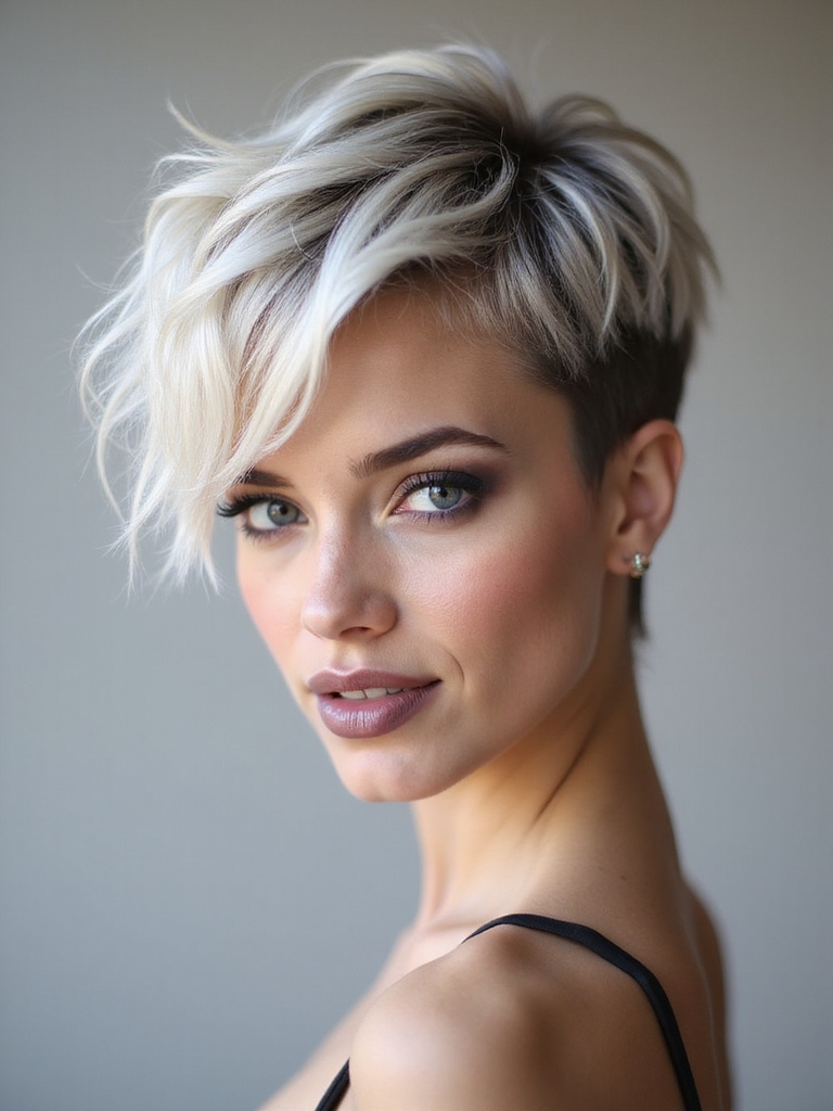 airy textured lived in pixie
