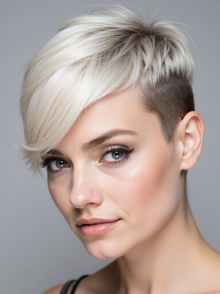Asymmetrical pixie
