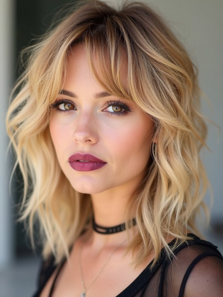 Shaggy mullet color