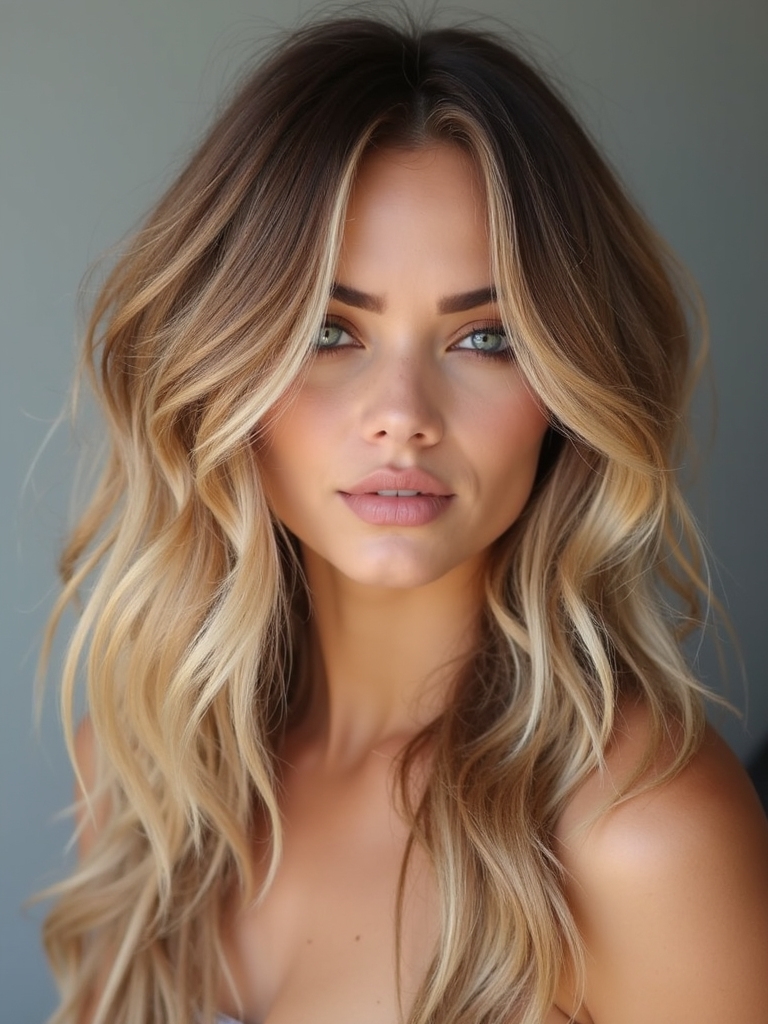Wavy short shag with flippy ends
