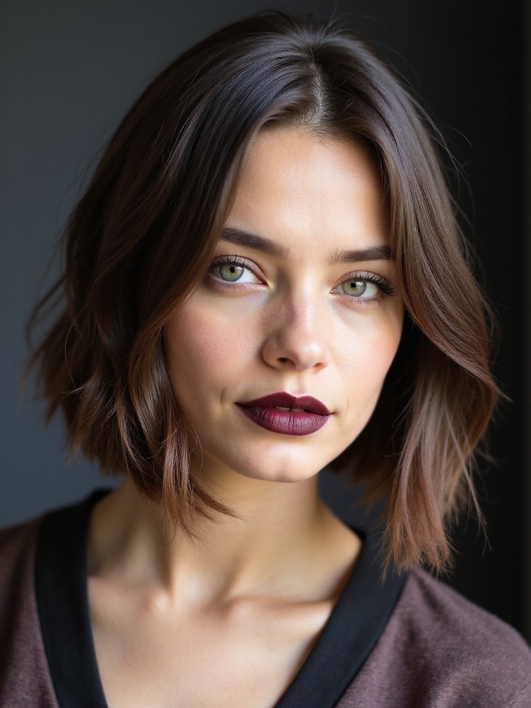Bob color face shape