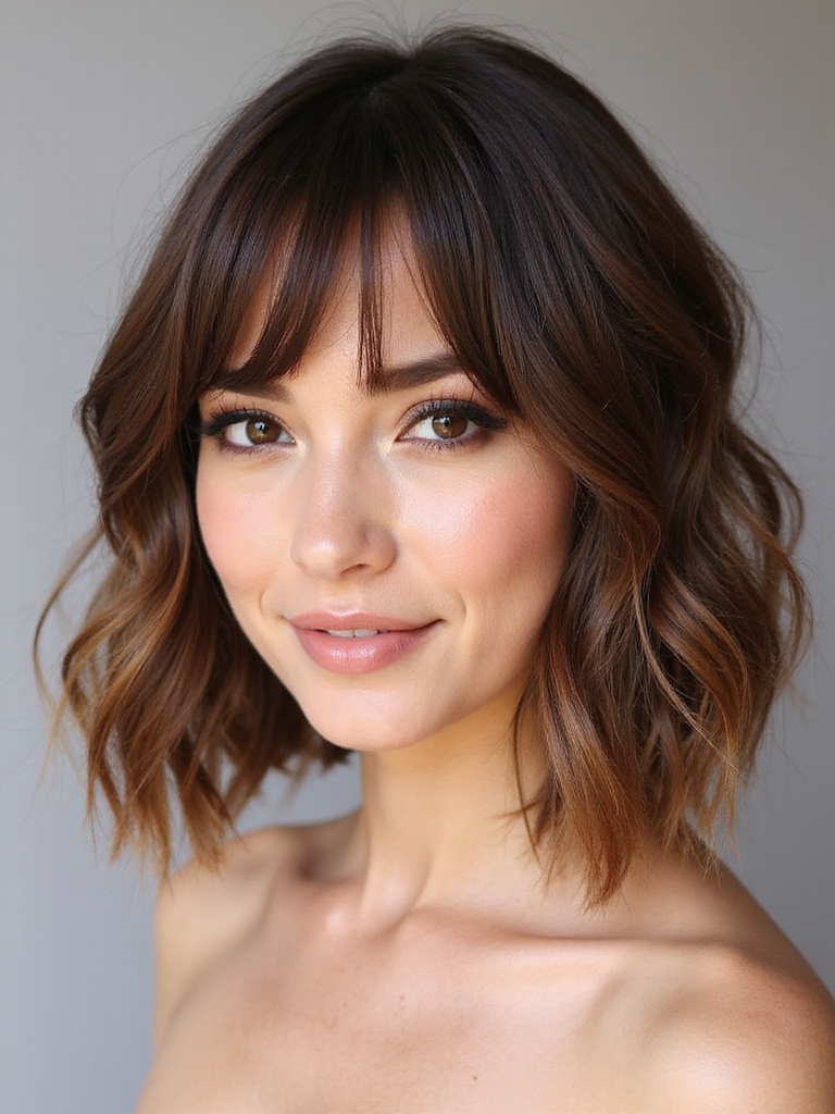 bob to shag grow out styling