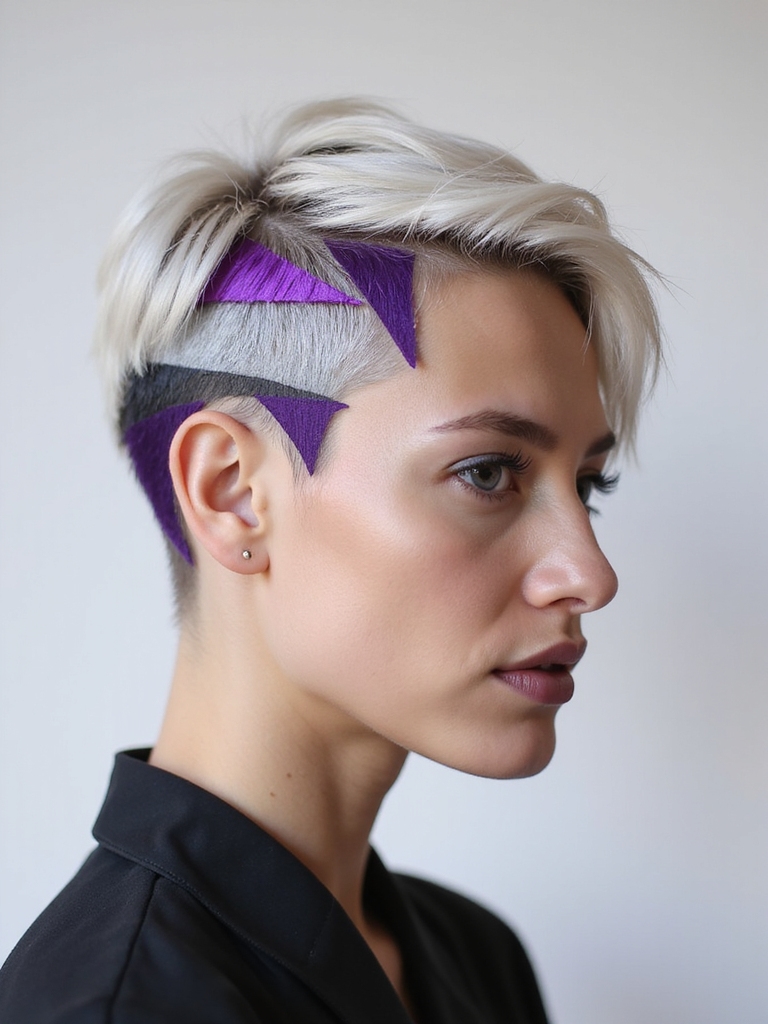 bold contrasting pixie panels