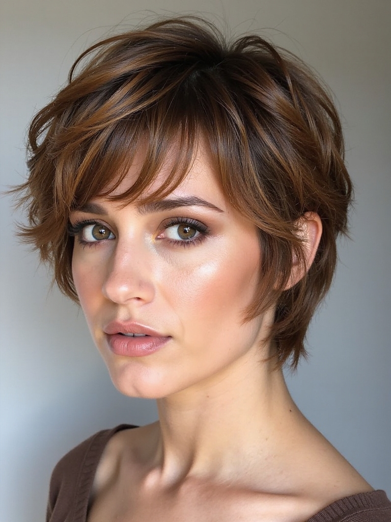 caramel highlights with ash lowlights