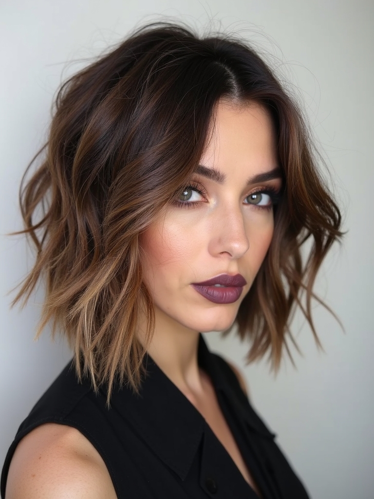 Modern wolf cut meets long shag