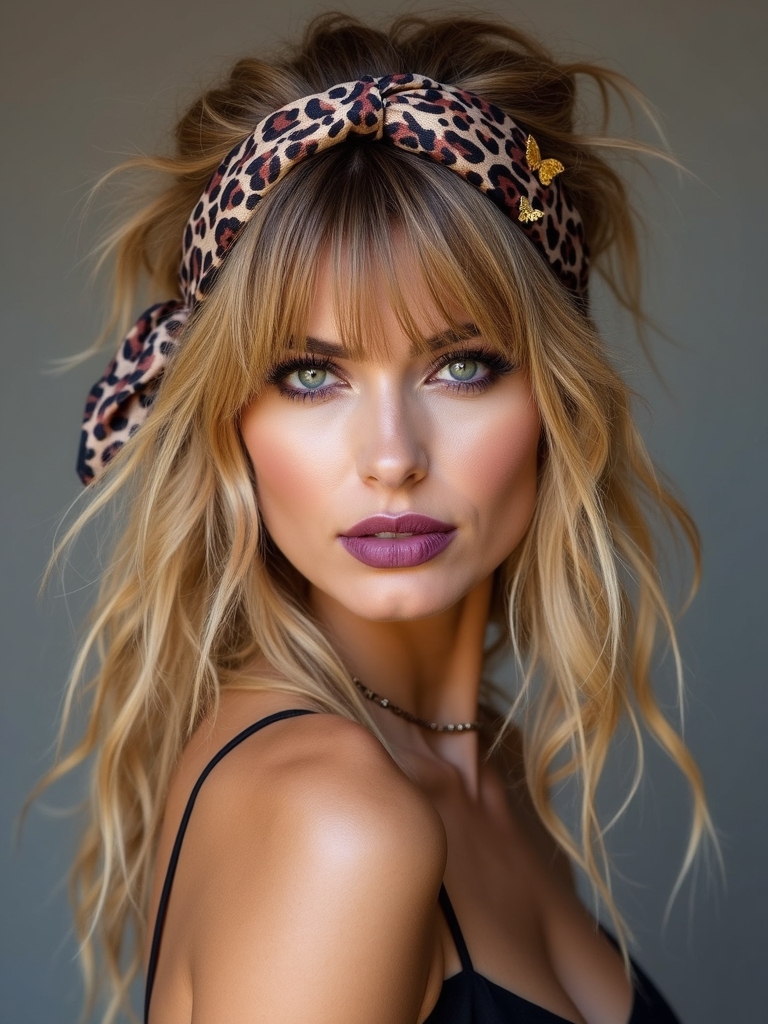 clips scarves hats styling