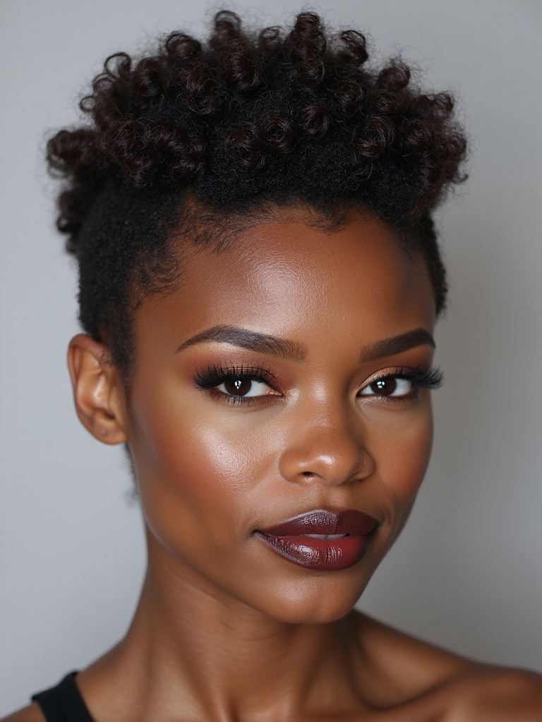 crisp sculpted micro pixie