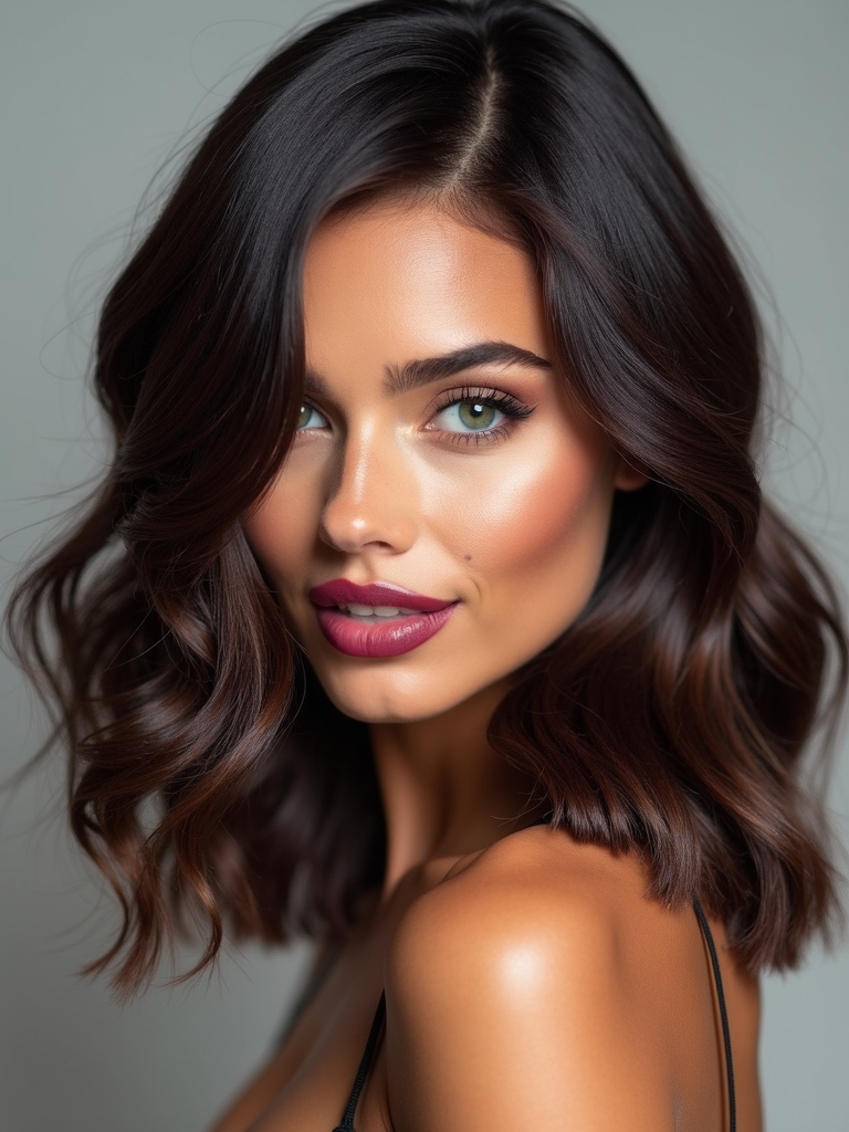 Decisive side part with a volume boost