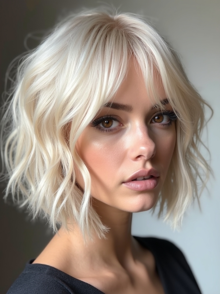Feathered bob