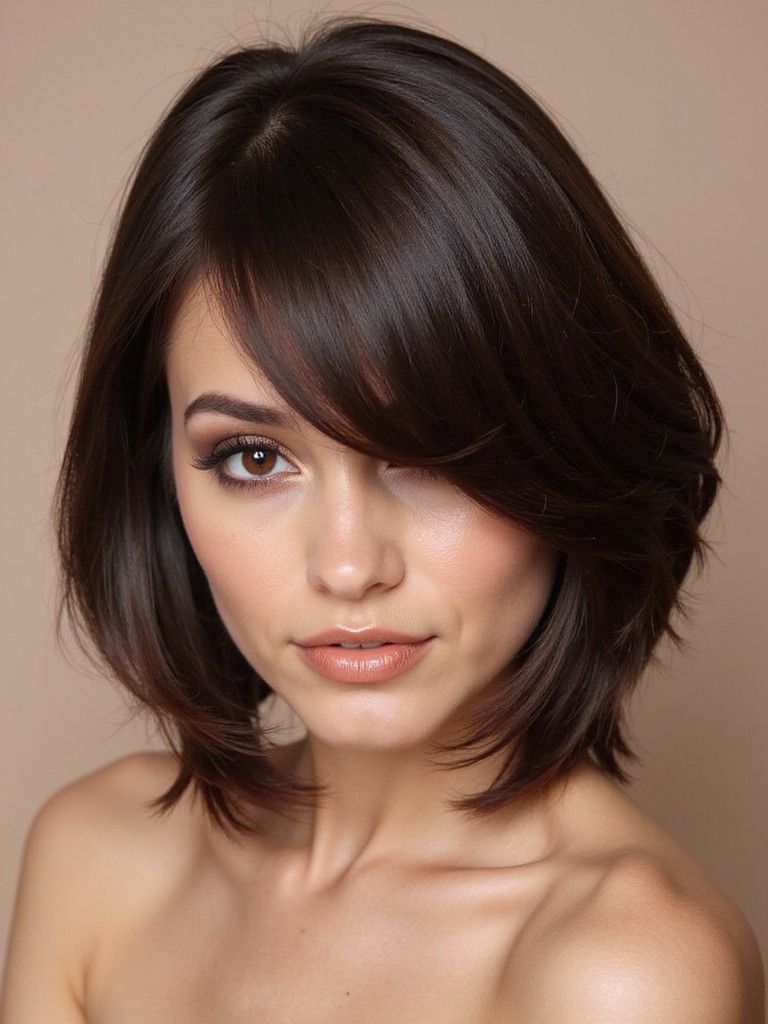Lob oval face