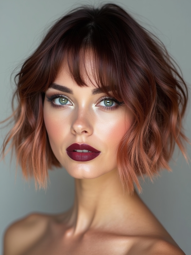 French bob color