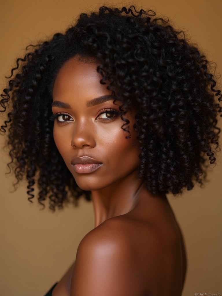 Textured bob diamond face