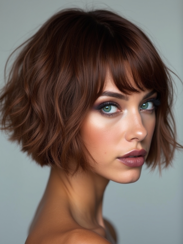 Asymmetrical bob statement