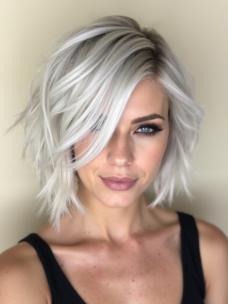 layered bob with lift