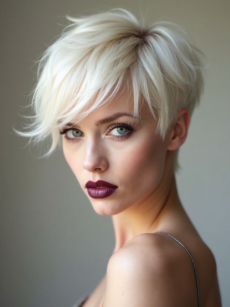 layered pixie with softness