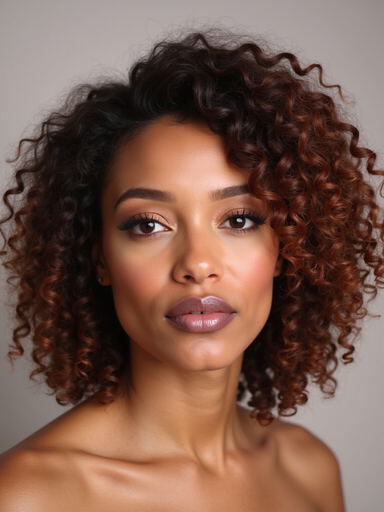 layered voluminous shag ringlets