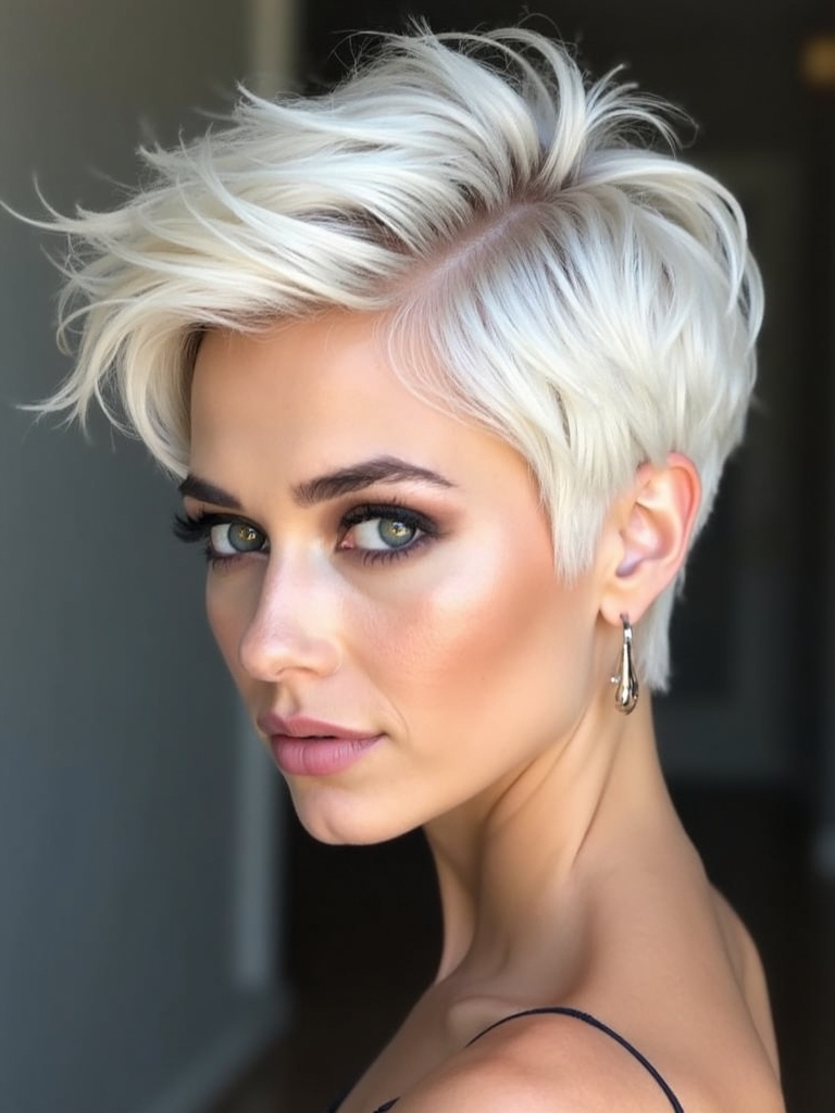 Wavy pixie