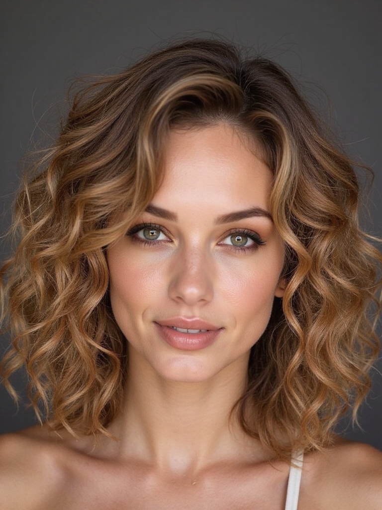 Fine curl shag