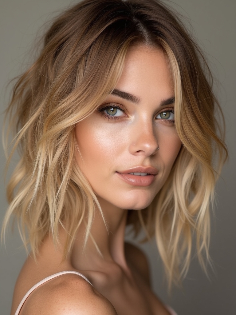 Personalized long shag haircut consultation