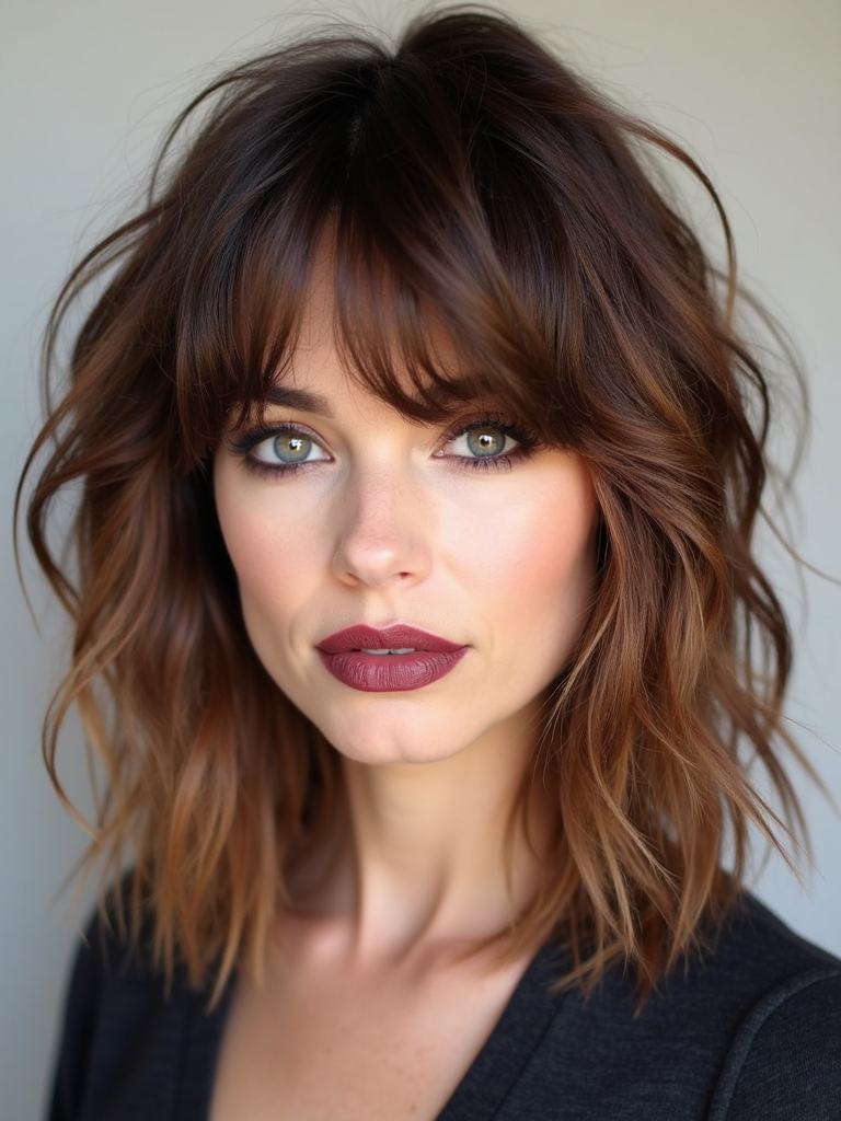 Grow-out and low-maintenance care for a long shag