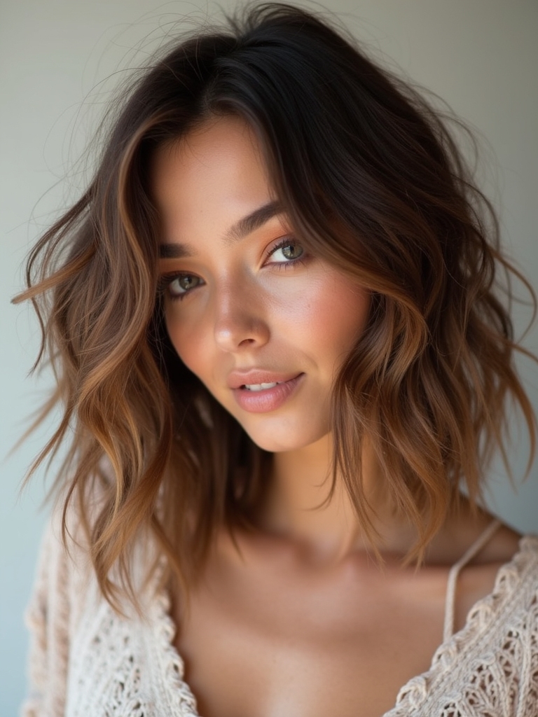 Easy heat styling for a short shag