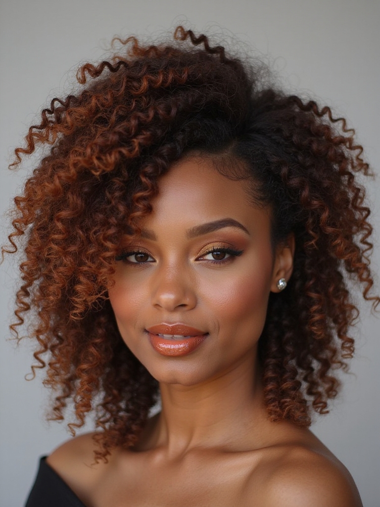 shaggy mullet for curls