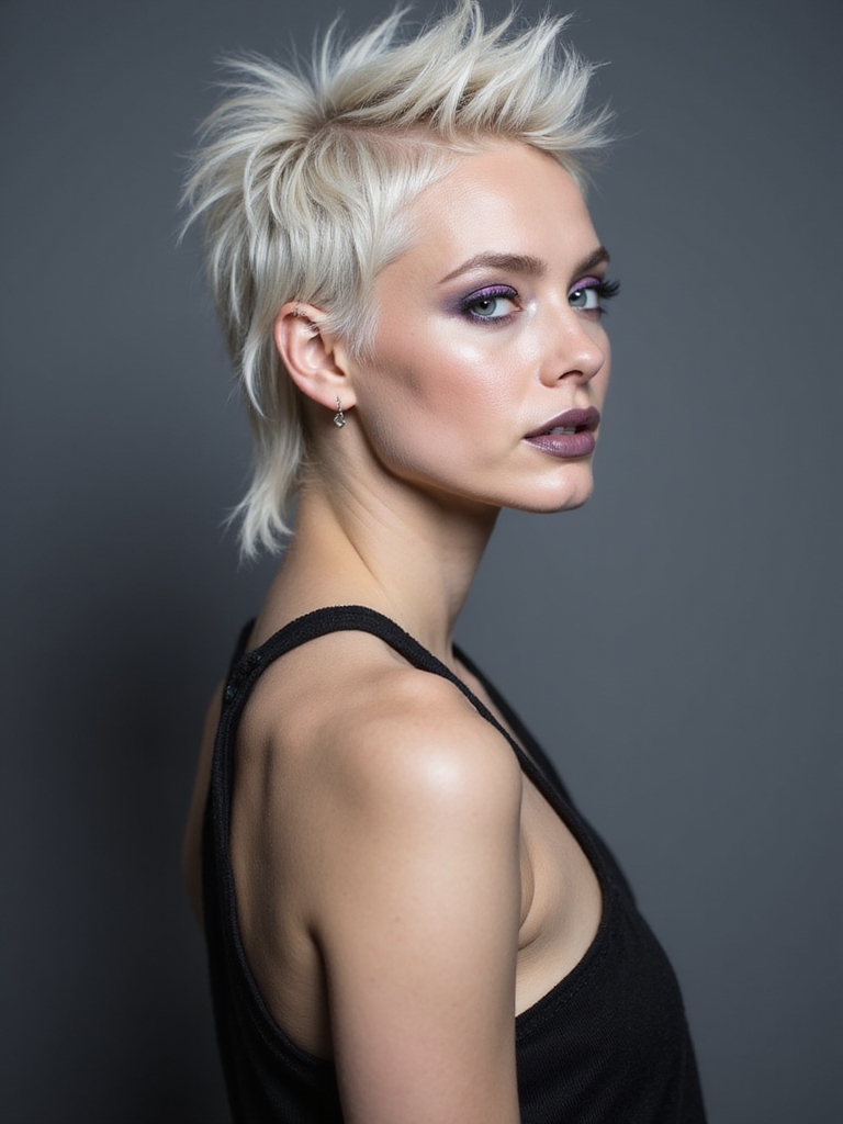 Pixie mullet inspiration from punk to minimalism