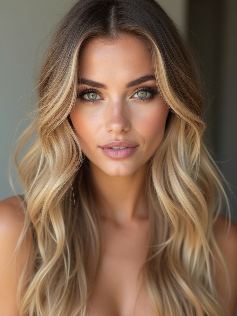 soft cascading face framing layers