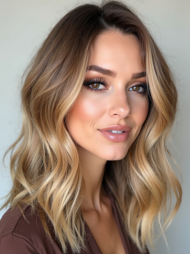 soft face framing layers effect