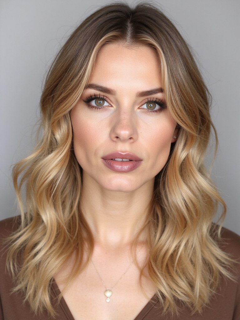 A soft, modern, face-framed 90s layered cut
