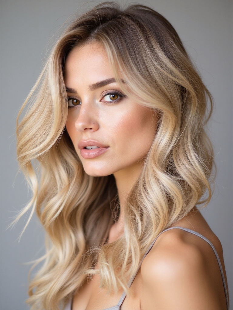 Soft razored airy layers on a long shag