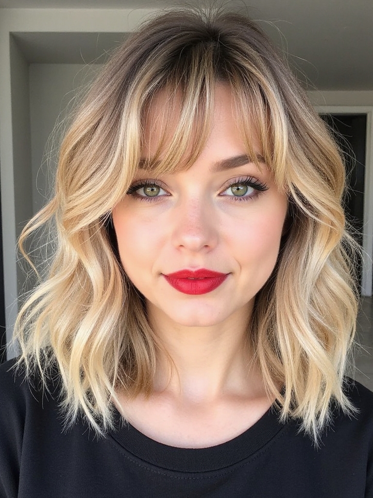 Wavy French lob hybrid