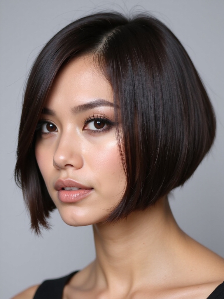stacked rounded graduated bob