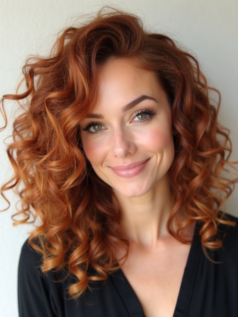 staggered layers enhance defined ringlets