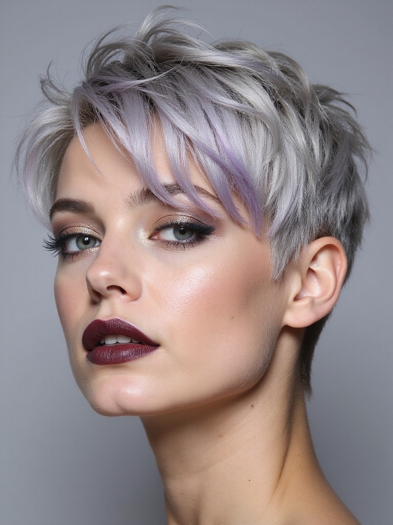 styling tricks for grown out pixie