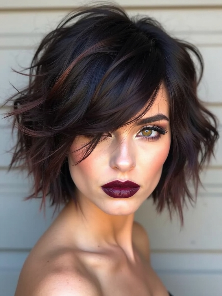Piecey textured bob