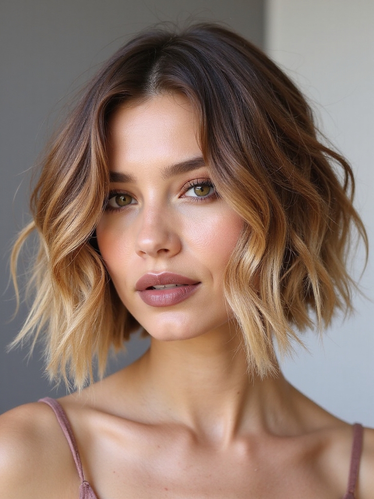 A tousled, off-duty 90s bob