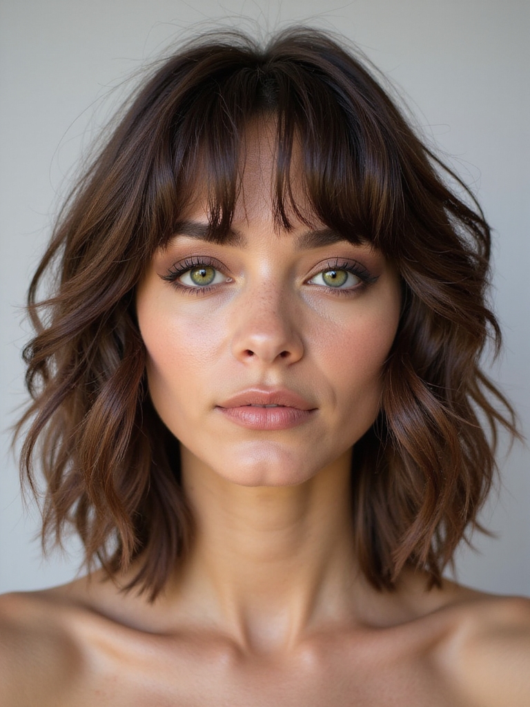 trendy modern textured shag