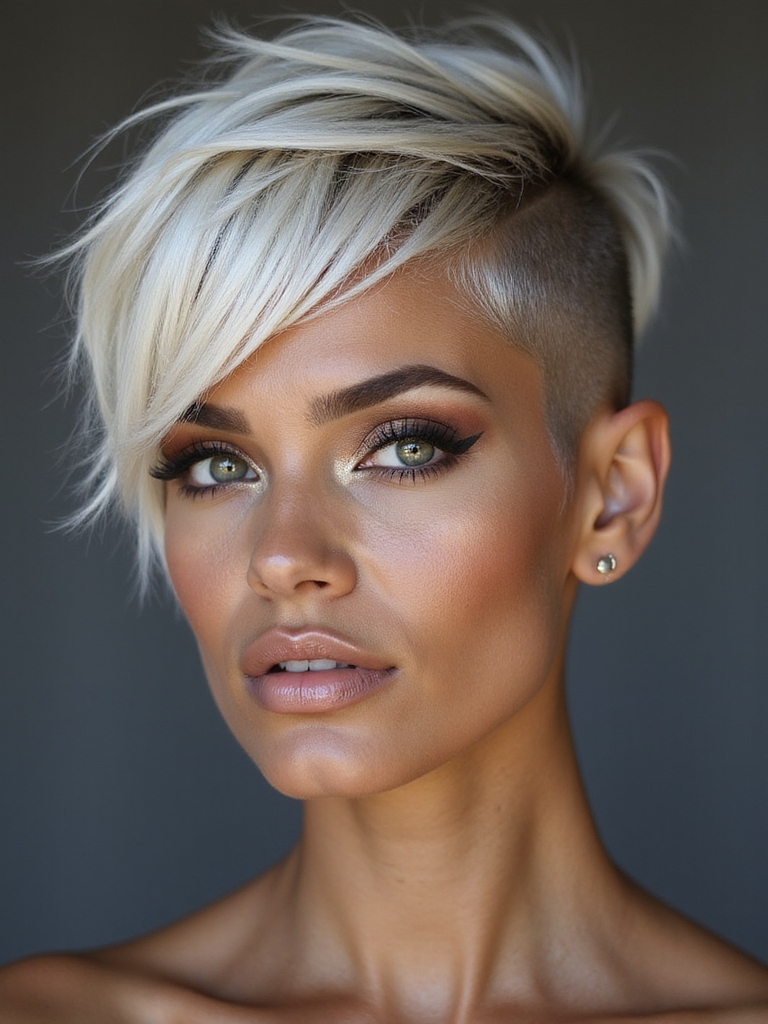 undercut pixie textured lace front