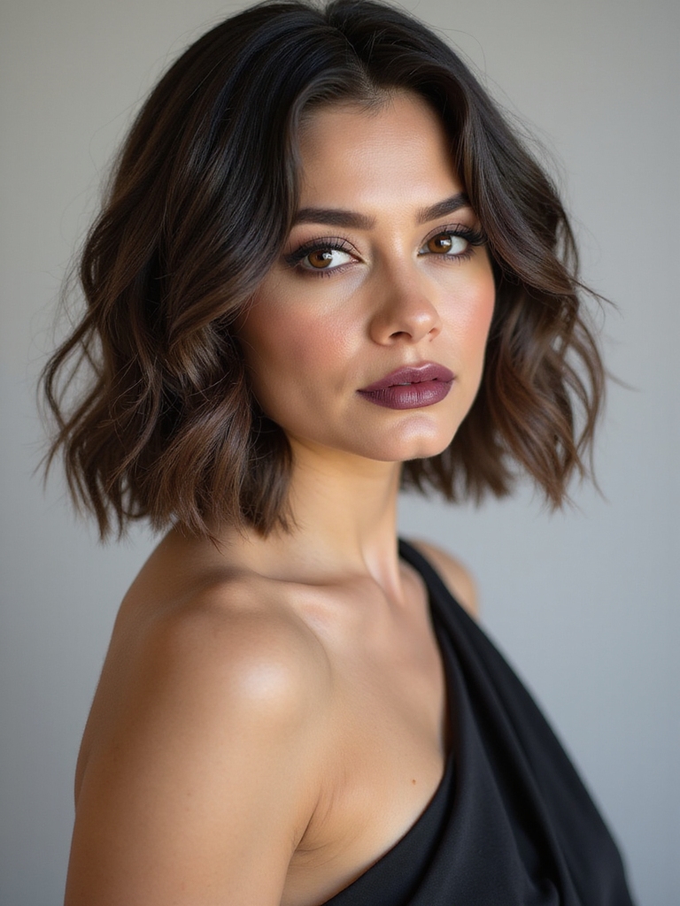 An airy feathered short-shoulder cut with soft layers