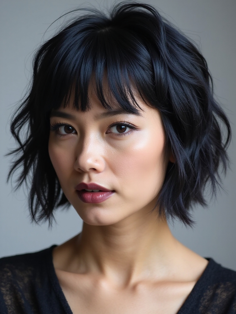 airy textured micro layered shag