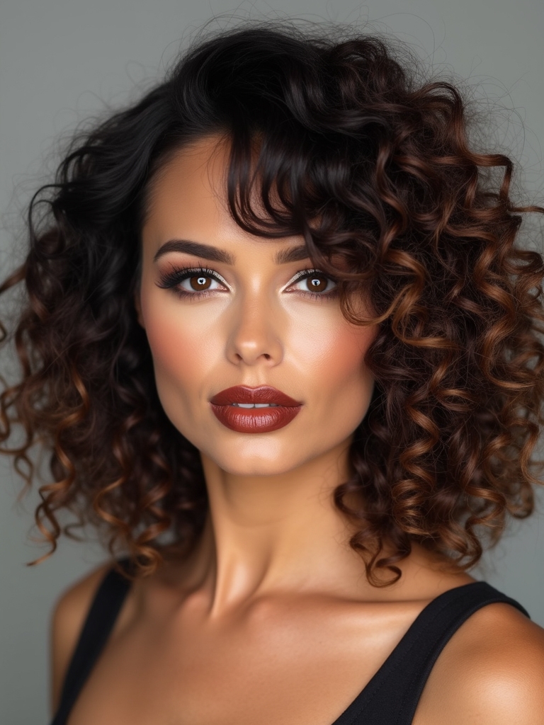 asymmetric bangs soften angles