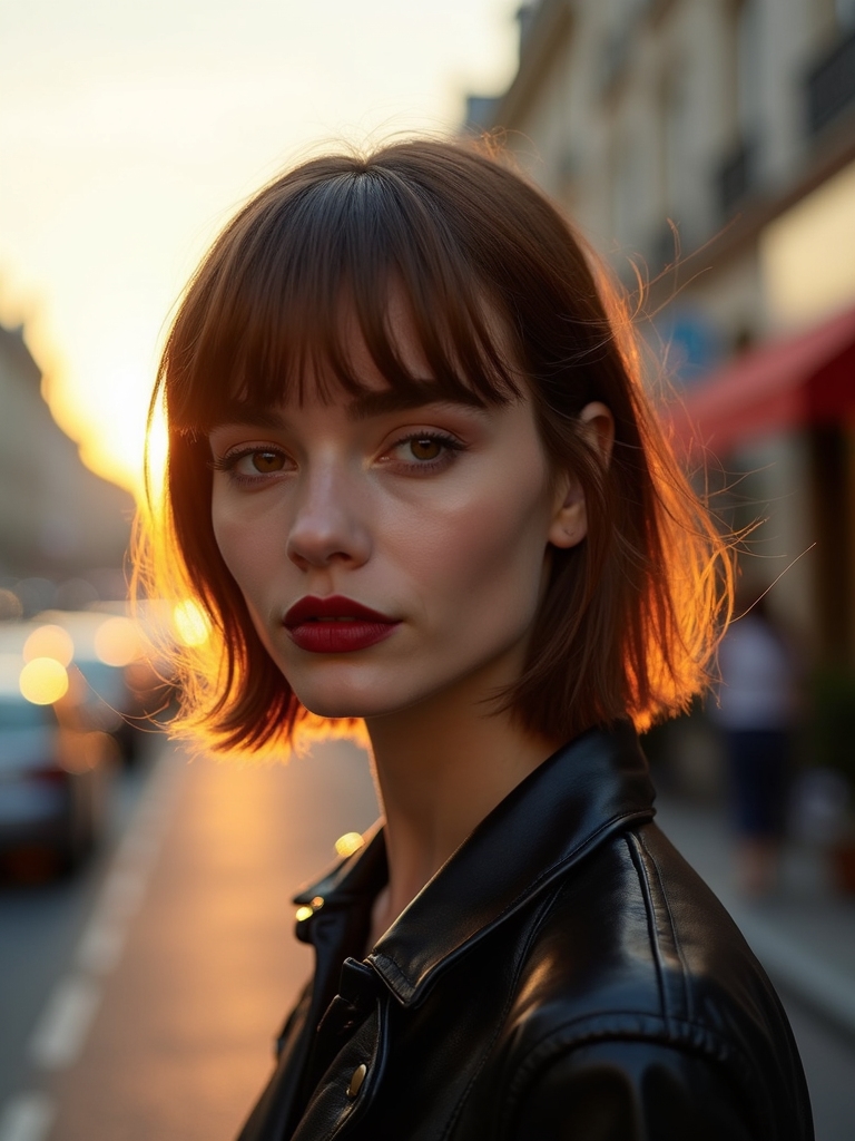 Asymmetrical French bob