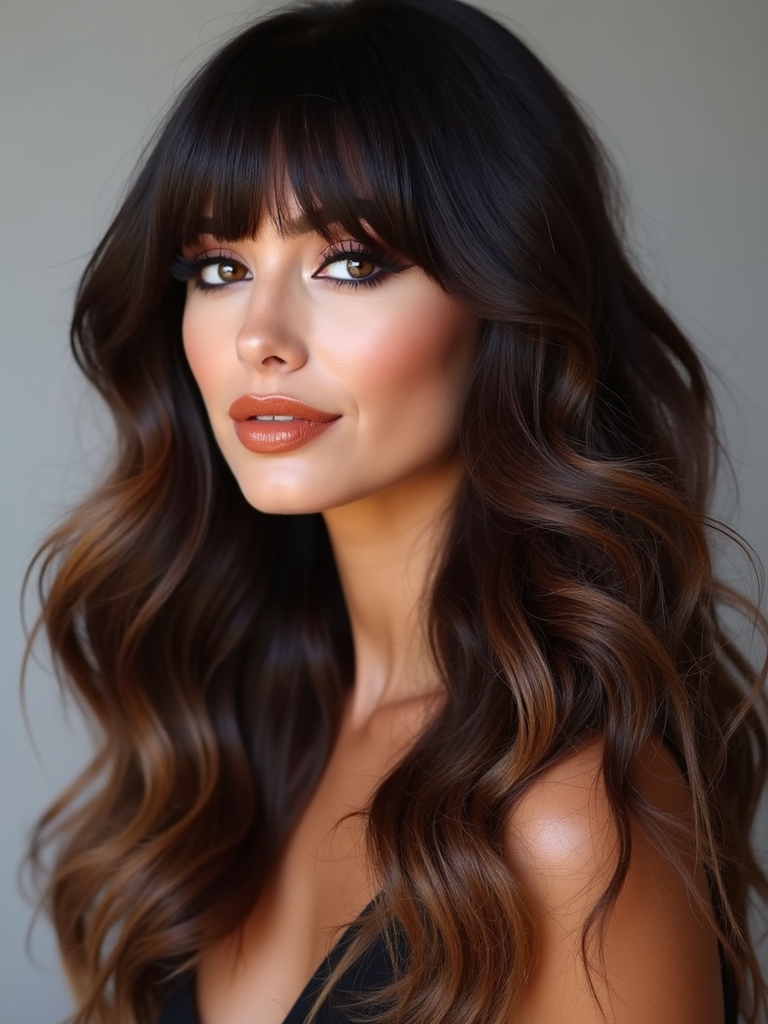 bangs styling upkeep variations