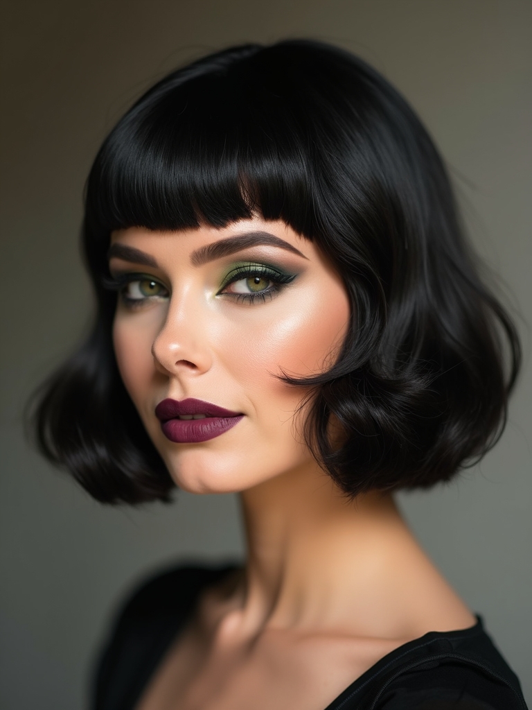 bangs that flatter features