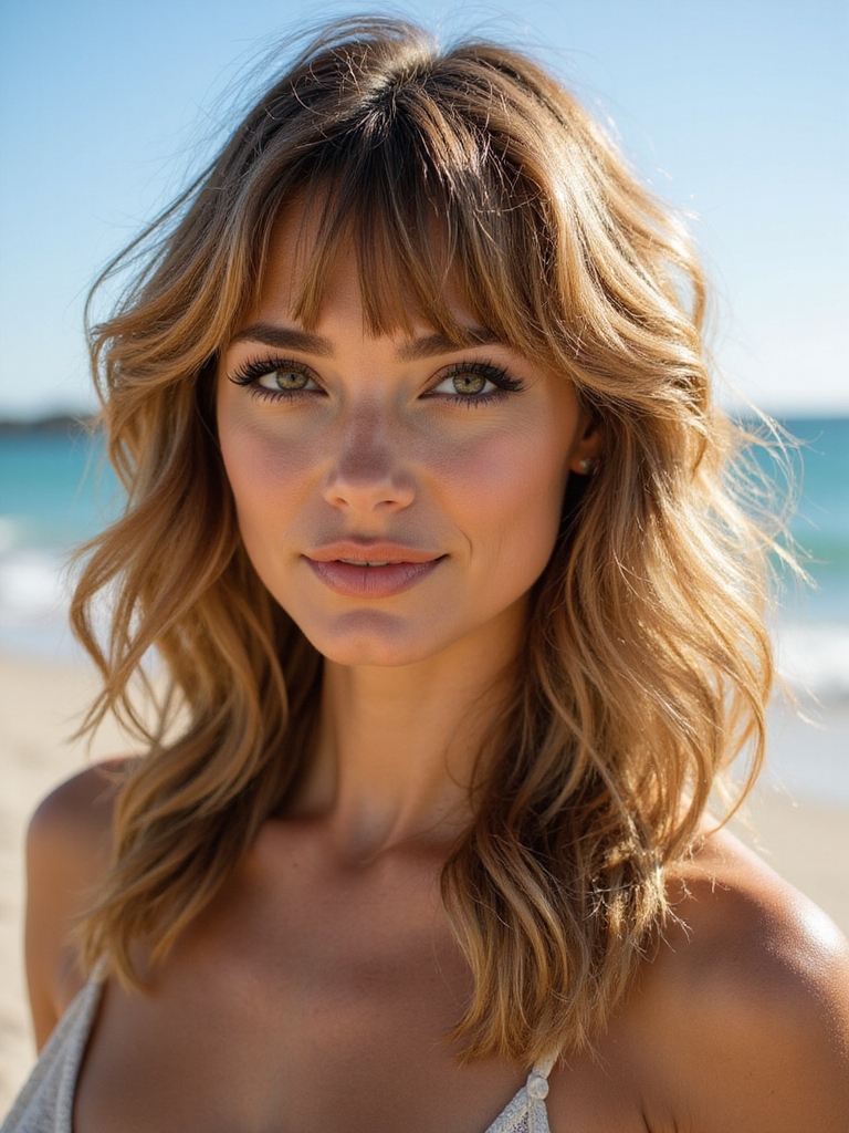 Wavy layered fringe