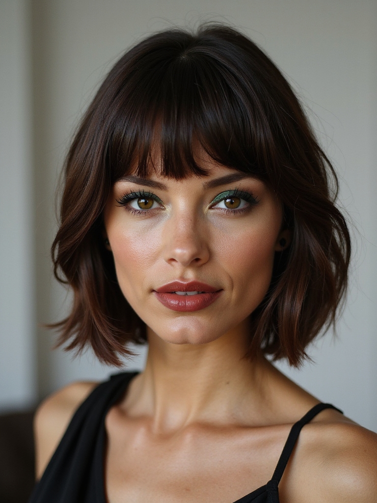 birkin bangs minimal layers